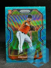 2021 Panini Prizm Teal Wave Prizm #14 Keegan Akin (RC)